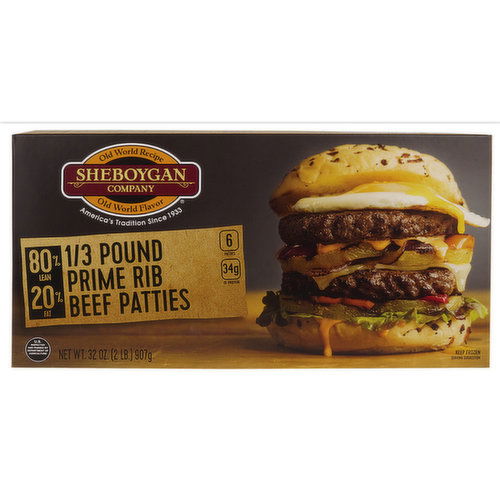 Sheboygan Prime Rib Burgers