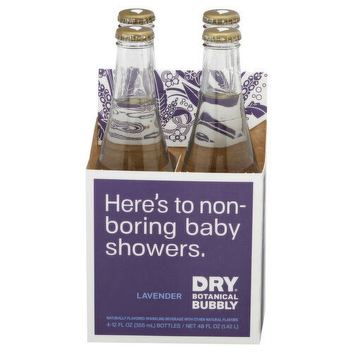 DRY Botanical Bubbly Sparkling Beverage, Lavender