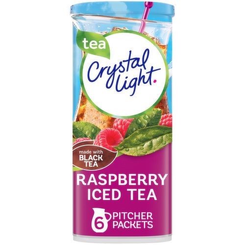 Crystal Light Raspberry Iced Tea Naturally Flavored Powdered Drink Mix