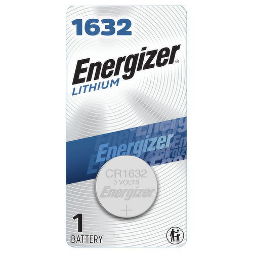 Energizer Battery, Lithium, CR1632