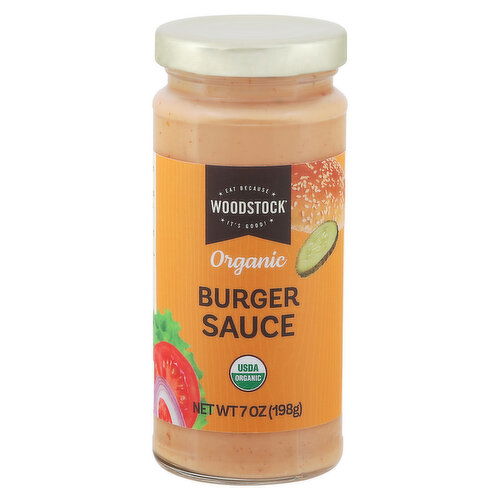 Woodstock Burger Sauce, Organic