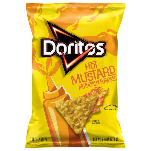 Doritos Hot Mustard Tortilla Chips