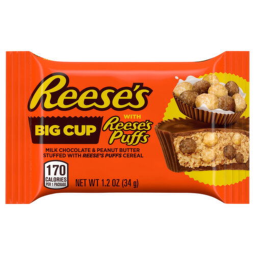 Reese's Big Cup, with Reeses Puffs