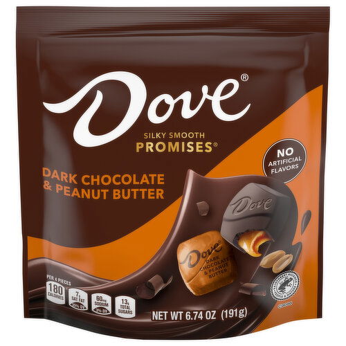 Dove Promises Candy, Dark Chocolate & Peanut Butter, Silky Smooth