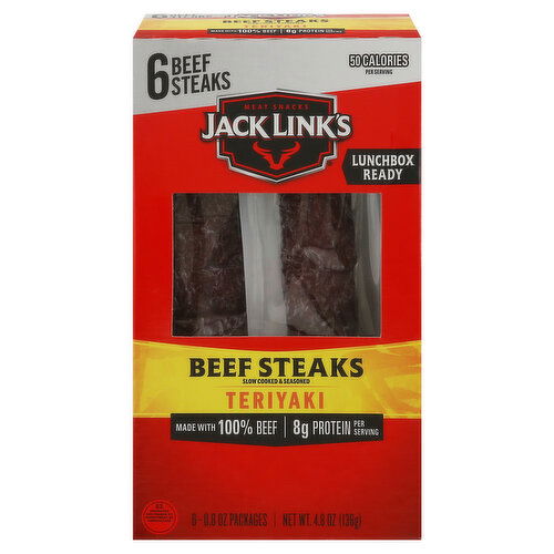 Jack Link's Beef Steaks, Teriyaki