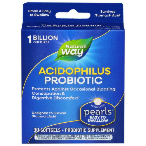 Nature's Way Probiotic, Acidophilus, Softgels