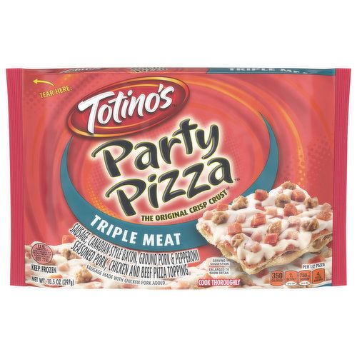 Totino's Party Pizza, Triple Meat