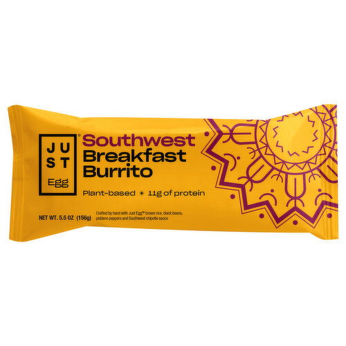Just Egg Plant-Based Southwest Breakfast Burrito