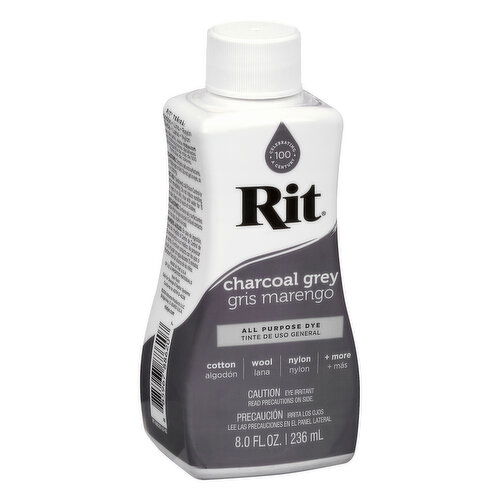 Rit All Purpose Dye, Charcoal Grey