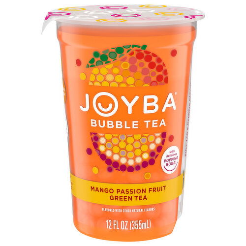 Joyba Mango Passion Fruit Green Tea Bubble Tea