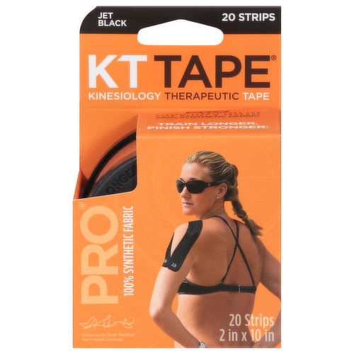 KT Tape Pro Sports Tape, Jet Black