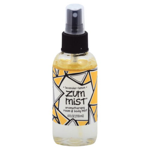 ZUM MIST Room & Body Mist, Aromatherapy, Lavender-Lemon