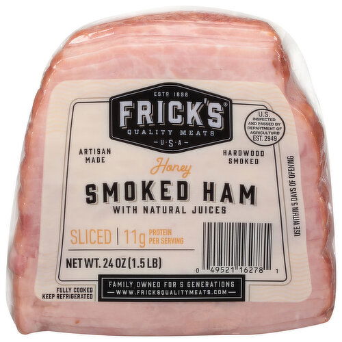 Frick's Ham, Smoked, Honey