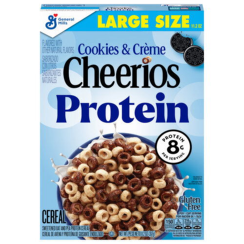 Cheerios Protein Gluten Free Cookies & Creme Cereal Large Size