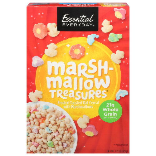 Essential Everyday Marshmallow Treasures Oat Cereal, Frosted, Toasted