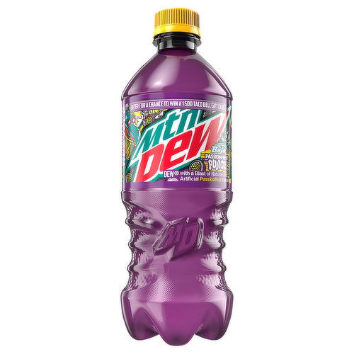 Mtn Dew Soda, Baja Passionfruit Punch