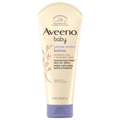 Aveeno Baby Lotion, Calming Comfort, Lavender & Vanilla Scented