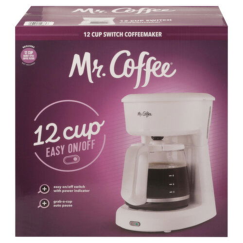 Mr. Coffee Coffeemaker, Switch, 12 Cup