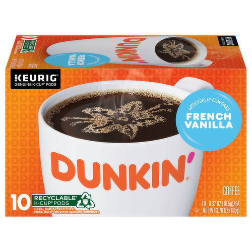 Dunkin' K-Cup Pods French Vanilla Coffee