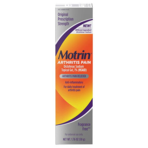 Motrin Arthritis Pain Reliever, Original Prescription Strength