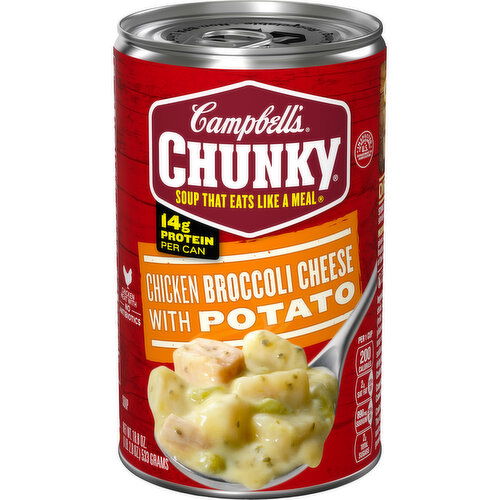 Campbell's® Chunky® Chunky® Soup, Chicken Broccoli Cheese Soup