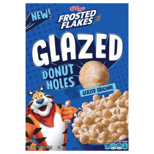 Frosted Flakes Cereal, Original, Donut Holes, Glazed