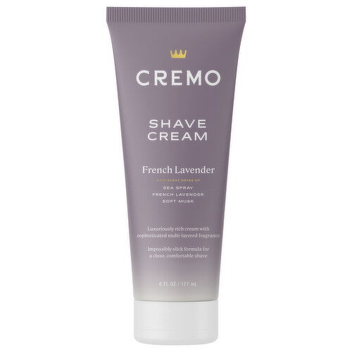 Cremo Shave Cream, French Lavender