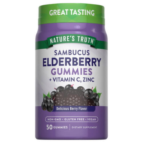 Nature's Truth Delicious Berry Flavor Sambucus Elderberry