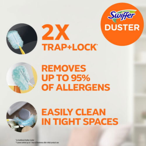 Swiffer Dusters Dusters Starter Kit, Kit Includes 1 Handle and 5 Dusters
