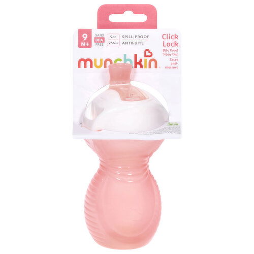 Munchkin Click Lock Sippy Cup, Bite Proof, 9 Ounce