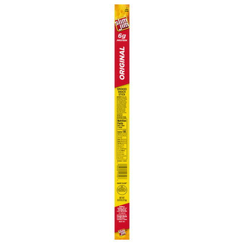 Slim Jim Smoked Snack Stick, Original