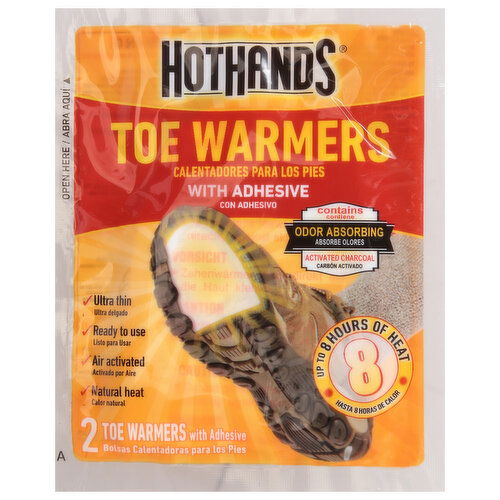 Hothands Toe Warmers, with Adhesive