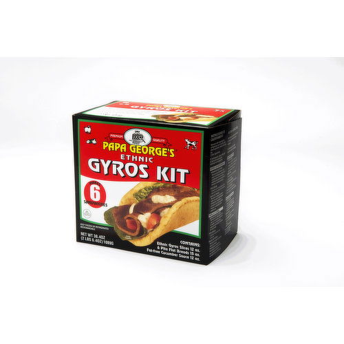 Papa George Ethnic Gyros Kit