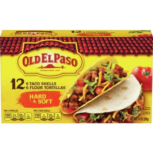 Old El Paso Hard & Soft Taco Shells & Flour Tortillas