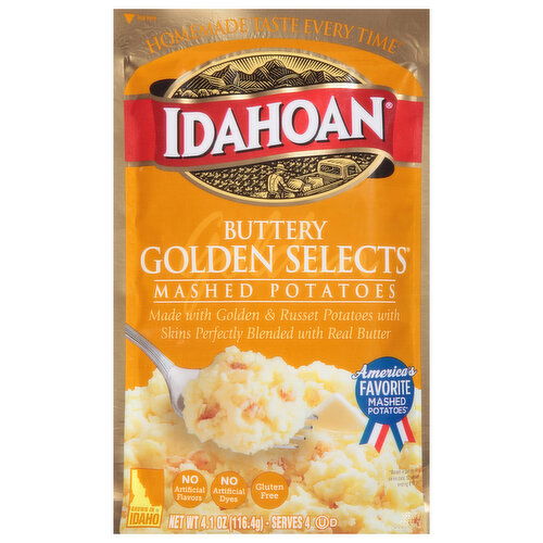 Idahoan Golden Selects Mashed Potatoes, Buttery