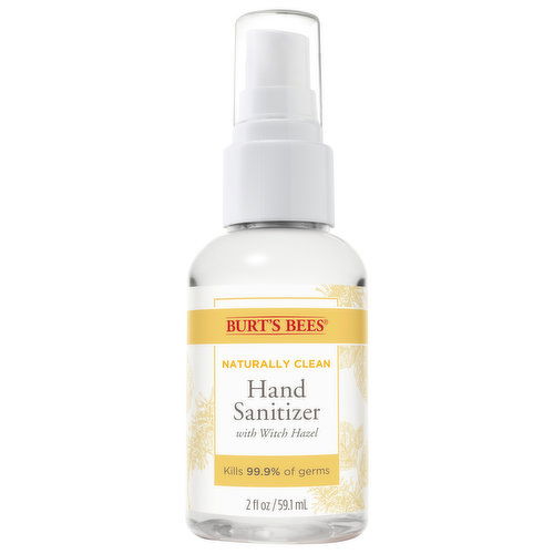 Burt's Bees Hand Sanitizer, with Witch Hazel, Naturally Clean