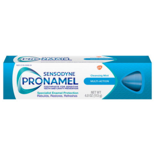 Sensodyne Pronamel Toothpaste, Multi-Action, Cleansing Mint