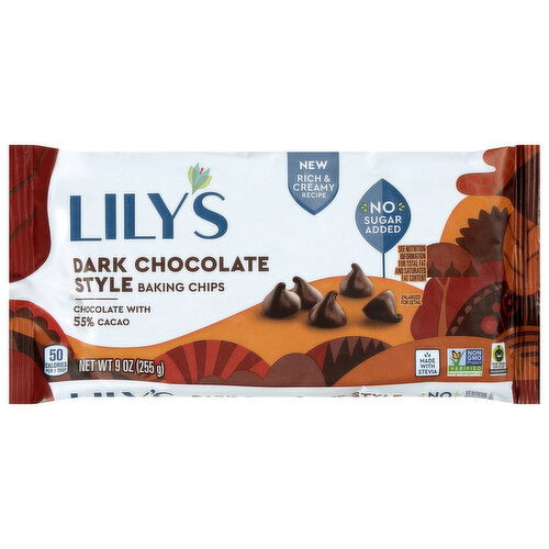 Lily's Dark Chocolate Style Baking Chips
