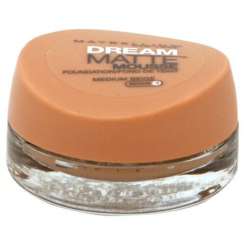maybelline Dream Matte Mousse Foundation, Medium Beige/Medium 3