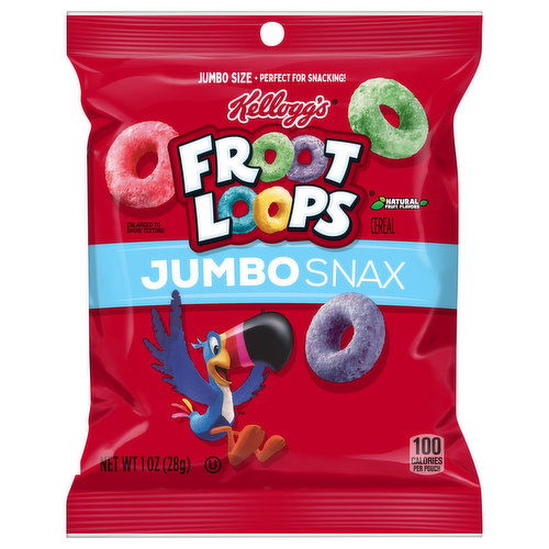 Kellogg's Cereal, Jumbo Snax, Jumbo Size