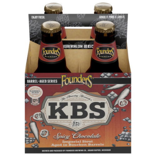 Founders Beer, Imperial Stout, Spicy Chocolate, KBS