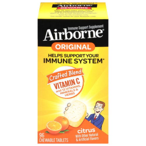 Airborne Original Tablets Citrus Immune System