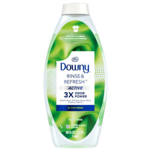 Downy Rinse & Refresh Fabric Rinse, Active Fresh