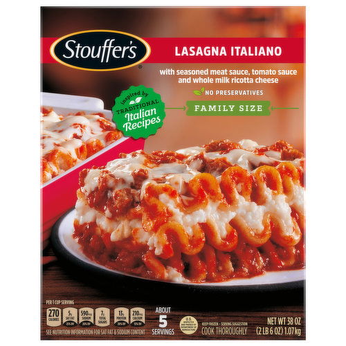 Stouffer's Lasagna, Italiano, Family Size