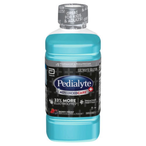 Pedialyte AdvancedCare Plus Electrolyte Solution, Berry Frost