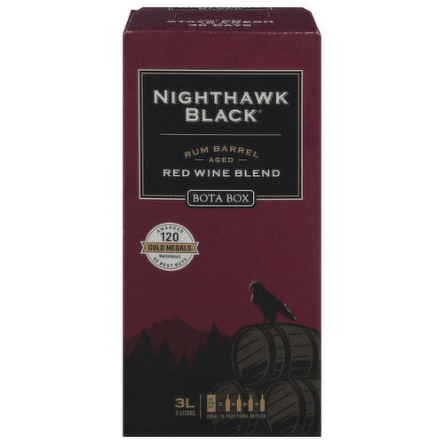 Nighthawk Black Red Wine Blend, Rum Barrel, Aged