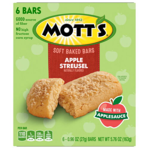 Mott's Apple Streusel Bars