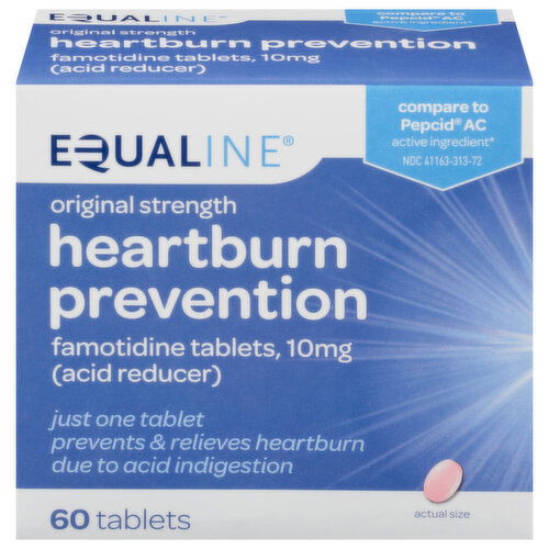 Equaline Tablets Original Strength 10 mg Heartburn Prevention