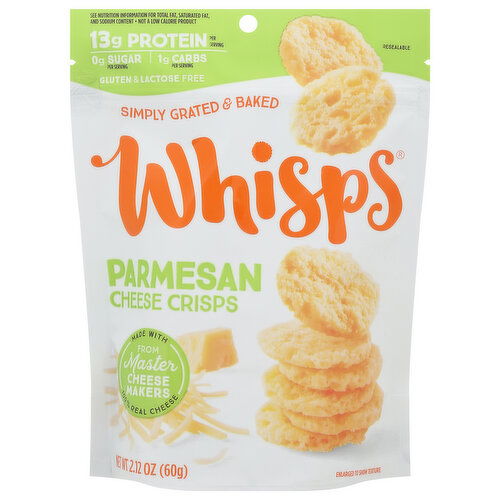 Whisps Cheese Crisps, Parmesan