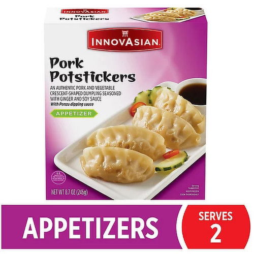 Innovasian Cuisine Pork Potstickers